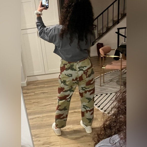 🎖️ZARA Camo Loose Ankle Pant 6 - Picture 6 of 8